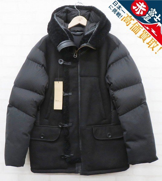 3J2852/Ten-C B7 SHEEPSKIN PARKA テンシー シープスキンパーカー ダウンジャケット_画像1