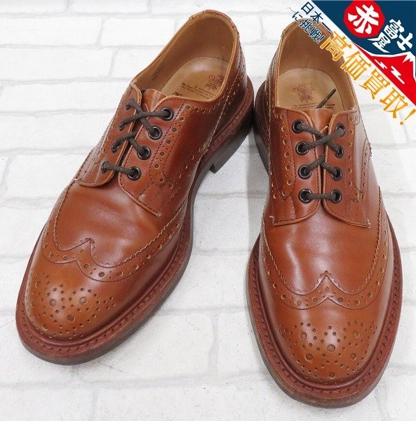 2S8276/Tricker's BOURTON 5633 ウィングチップシューズ トリッカーズ バートン カントリーシューズ_画像1