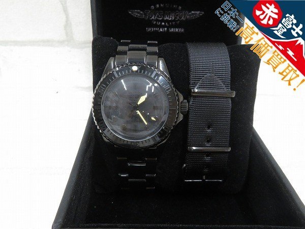 2A6639/トイズマッコイ 自動巻き腕時計 フィリックス TOYSMcCOY MILITARY NAVY WATCH FELIX THE CAT ミリタリーウォッチ_1