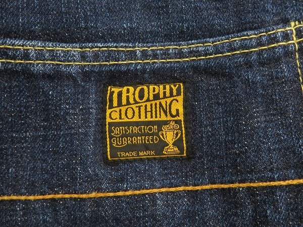 3P4603/Trophy Clothing ダブルニーデニムパンツ トロフィークロージング_画像4