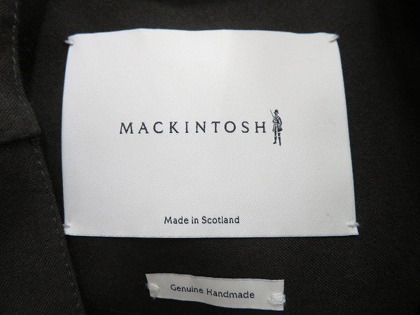 3J2167/マッキントッシュ ゴム引きフーデッドコート MACKINTOSH_画像5