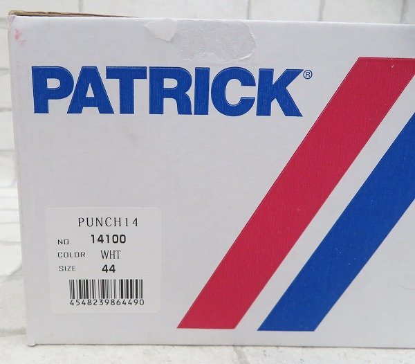 2S8348/未使用品 PATRICK PUNCH14 パトリック パンチ14 スニーカー 44_画像9