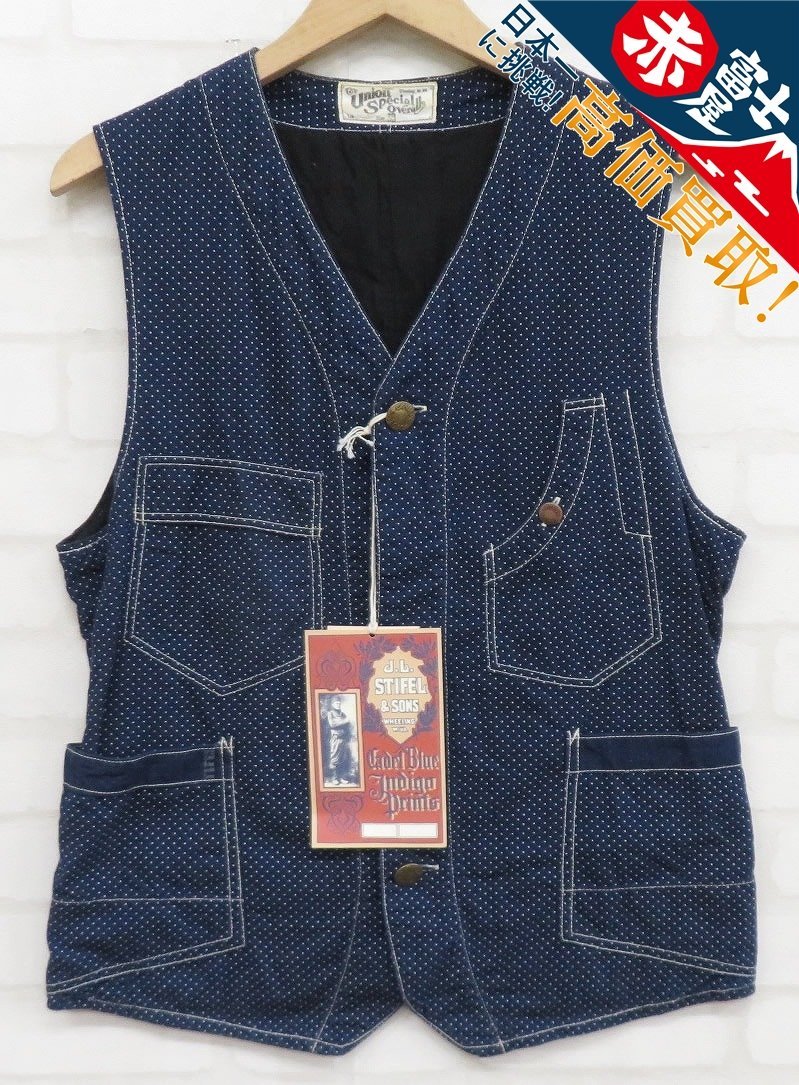 7T7552/FREEWHEELERS TRACKWALKER VEST ポルカドット 7T7552/FREEWHEELERS TRACKWALKER VEST ポルカドット