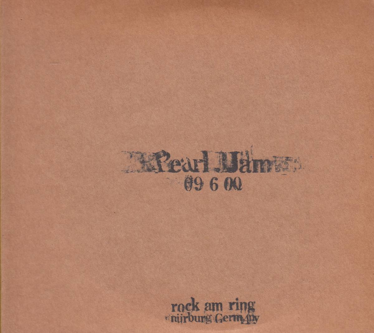 輸 Pearl Jam 09 6 00 - Rock Am Ring - Nrburg, Germany 2CD◆規格番号■4996332◆送料無料■即決●交渉有_画像1