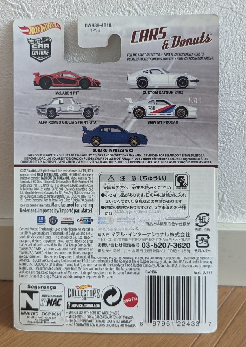 HOTWHEELS CAR＆Donuts BMW M1 PROCAR_画像4