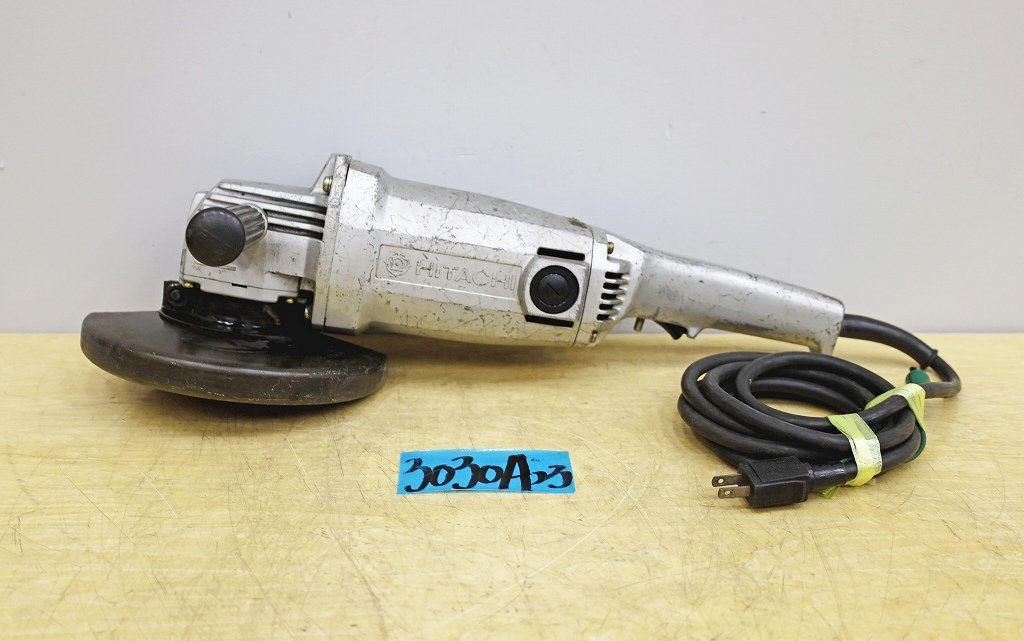 3030A23 HITACHI 日立工機 電気ディスクグラインダー PDH-180C 180mm 研磨 加工 仕上げ_画像1