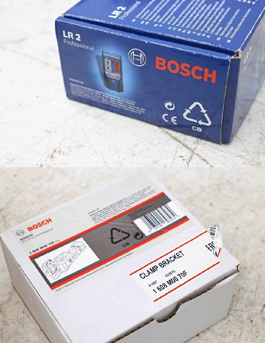 8287A22 美品 BOSCH ボッシュ 測量機器一式 レーザー墨出し器/GLL3-80P 受光器/LR2 ブラケット/1608M0070F 三脚/BT150-5/8_画像9