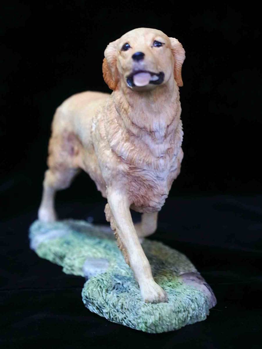 ★Freeway★1982年製 ボーダー・ファイン・アーツ「ゴールデン・レトリバー」1982年、レイ・エアーズ作。犬作り第一人者の美しいゴールデン_画像1