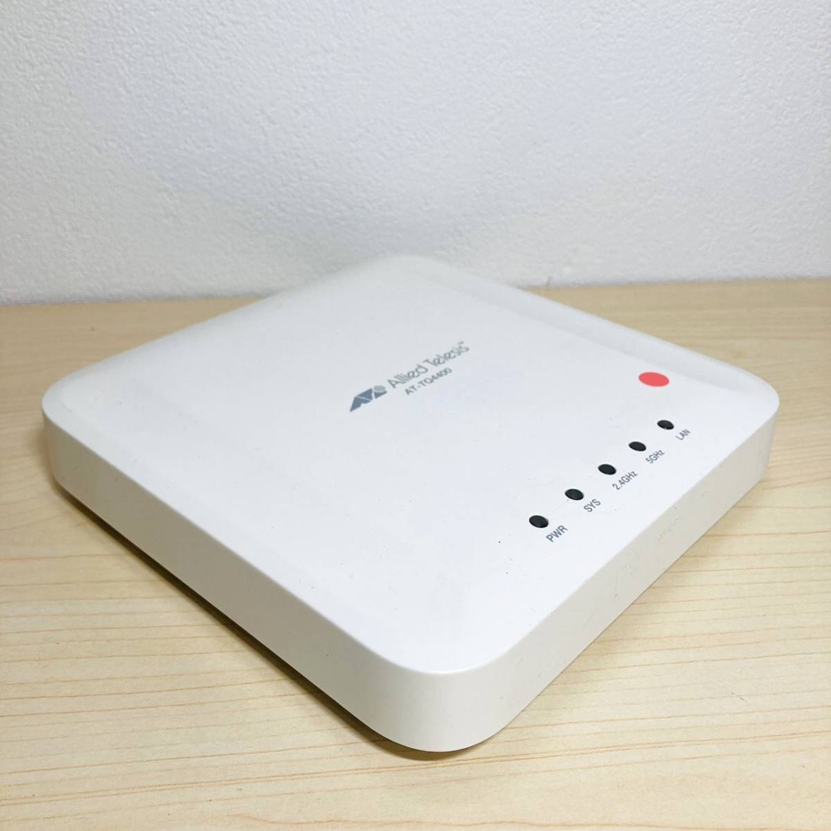 122【通電OK】 Allied Telesis AT-TQ4400 無線 LAN アクセスポイント AP ホワイト 白 Wi-Fi インターネット ルーター アライドテレシス_画像2