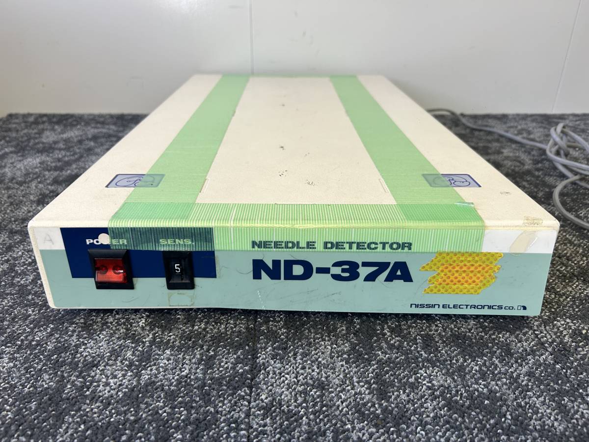 3万円スタート 日新電子工業 NEEDLE DETECTOR 卓上型検針器 検針機 ND-37A_画像1