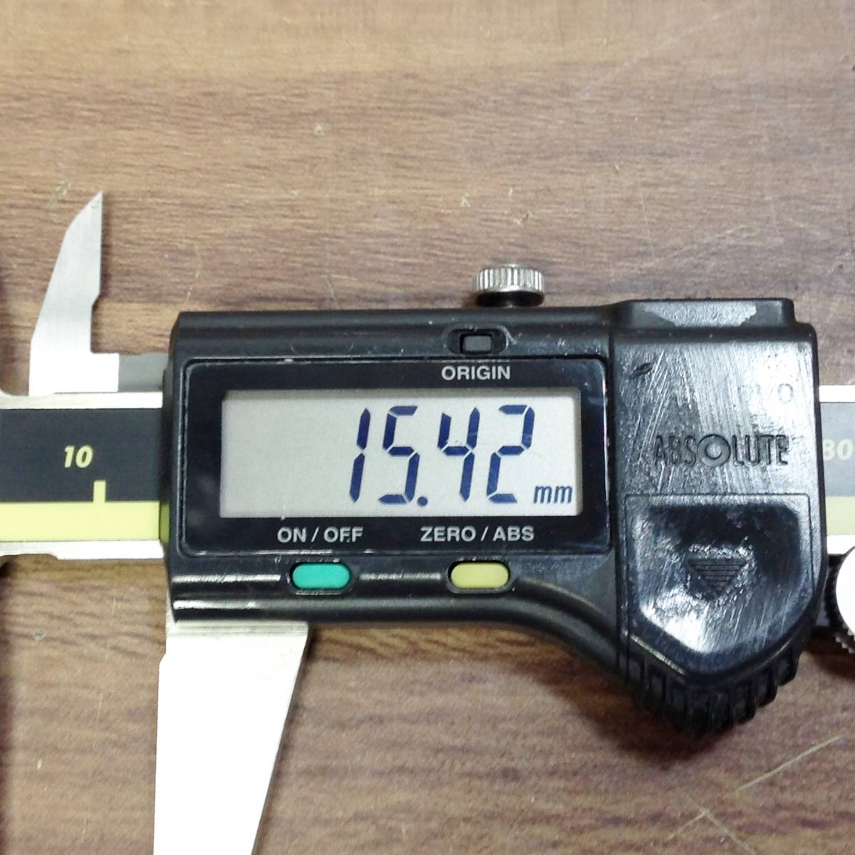 ●【RH-7102】中古品 Mitsutoyo ミツトヨ ABS Digimatic Caliper デジマチックキャリパ CD-15CX 0-150mm デジタル ノギス 測定器 _画像7