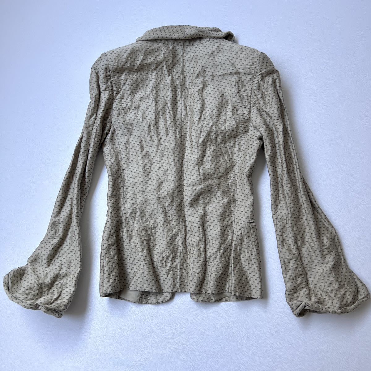 GIORGIO ARMANIjoru geo Armani tailored jacket одиночный жакет помятость обработка точка Lamy шелк . чёрный бирка женский 