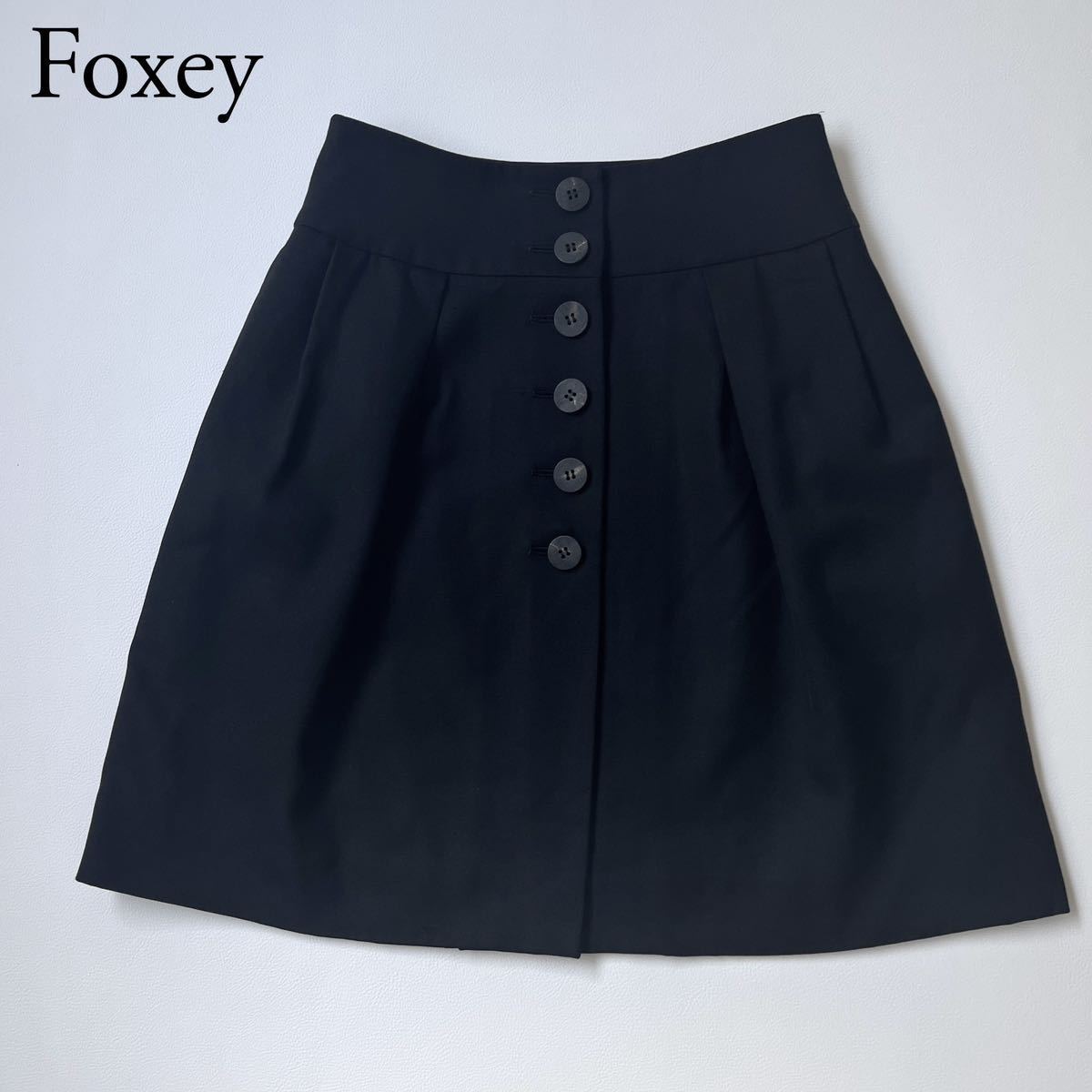 新品 タグ付き foxey フォクシーブティック 40 スカート フレア 