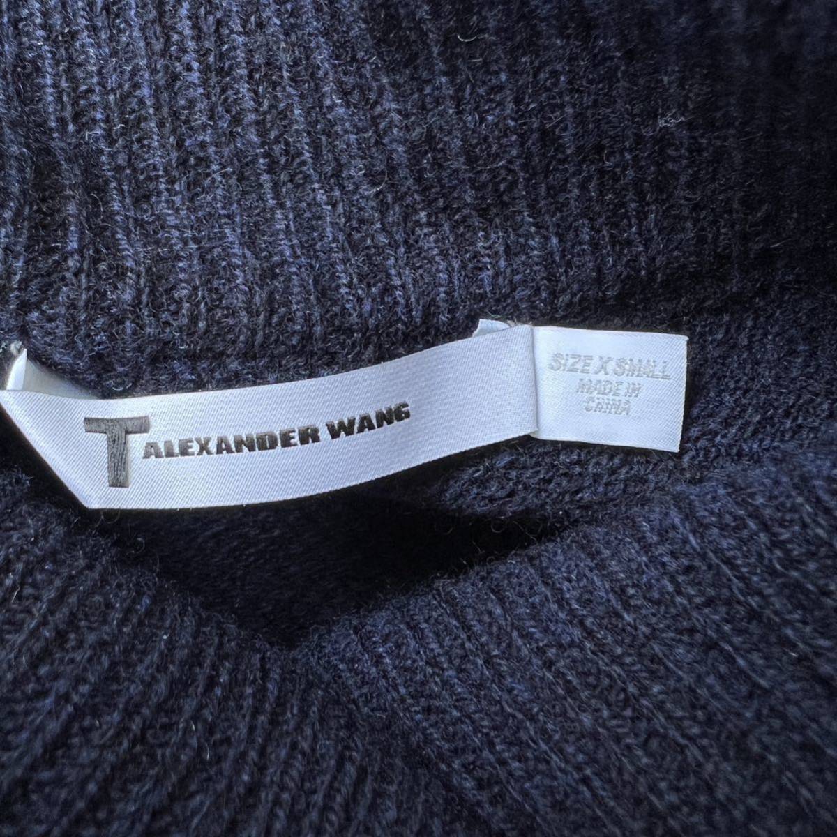 ALEXANDER WANG アレキサンダーワン ニット　セーター ニットチュニック　ニットワンピース プルオーバー　オフタートル トップス　長袖