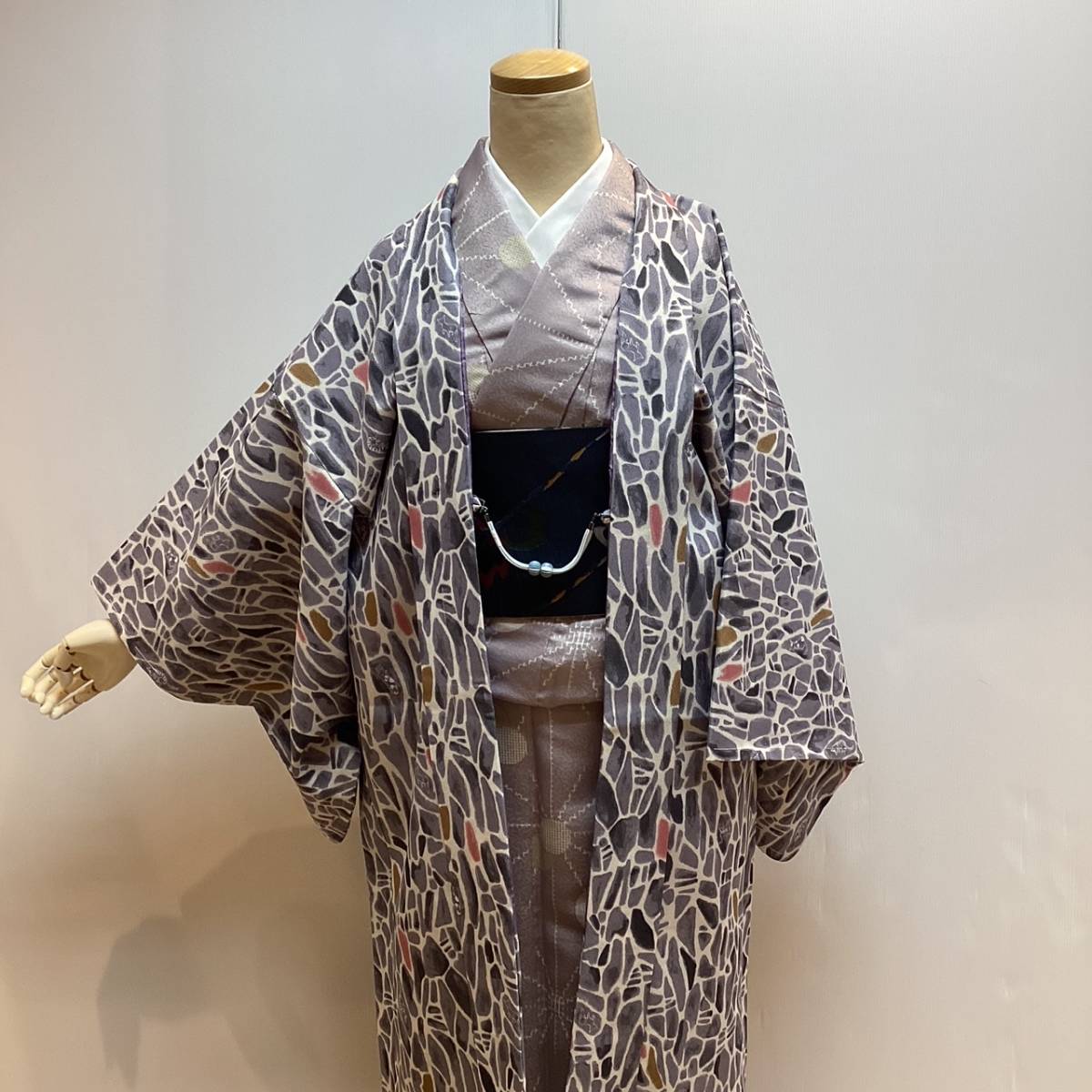  brand new feather woven ha165a. what .. cat pattern kimono coat ... kimono new goods postage included 