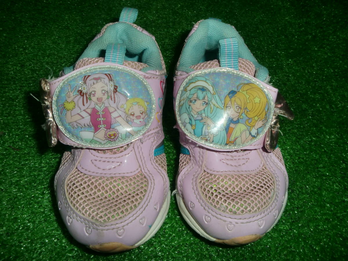 ｋ1124-07　子供用靴　スニーカー　ＨＵＧっと！プリキュア　15.0cm_画像1