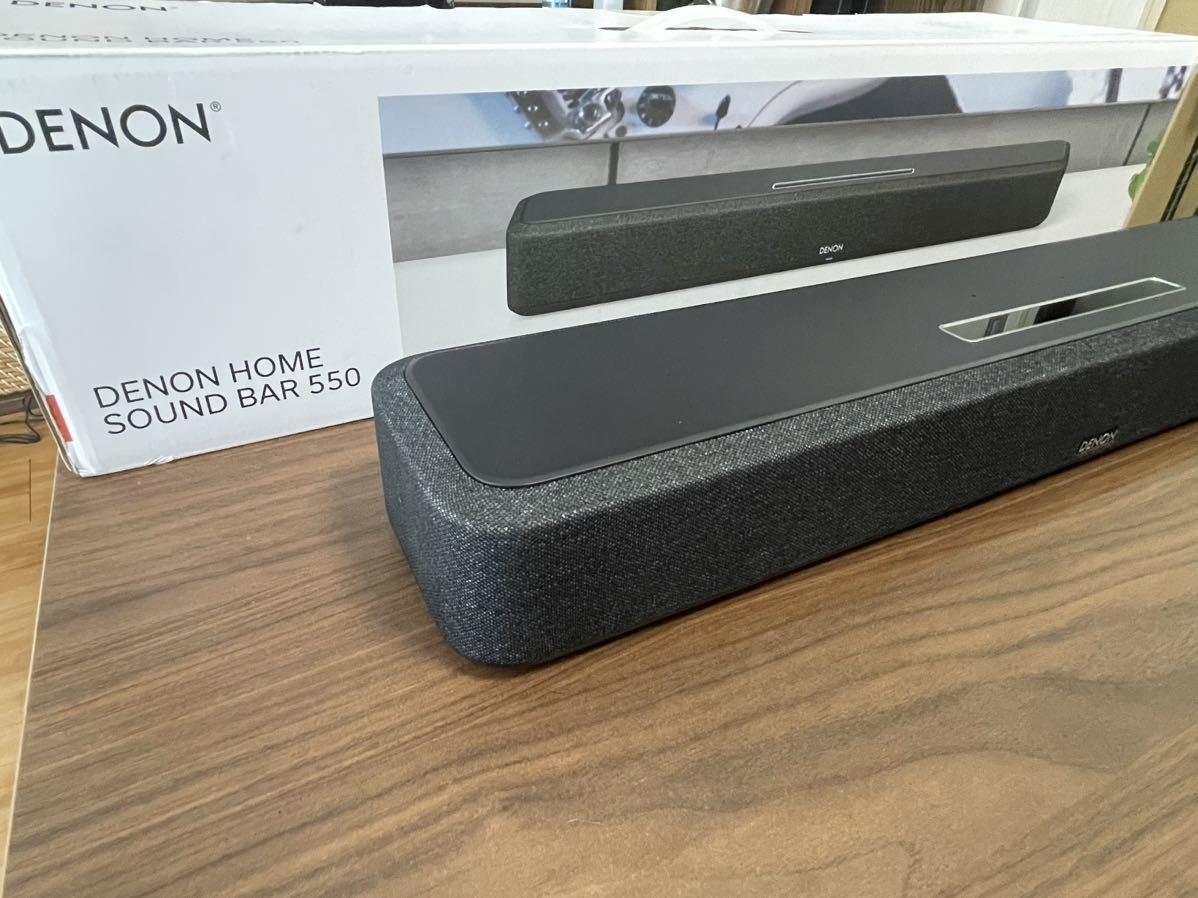 デノン DENON HOME SOUND BAR 550　サウンドバー スピーカー　Bluetooth_画像1