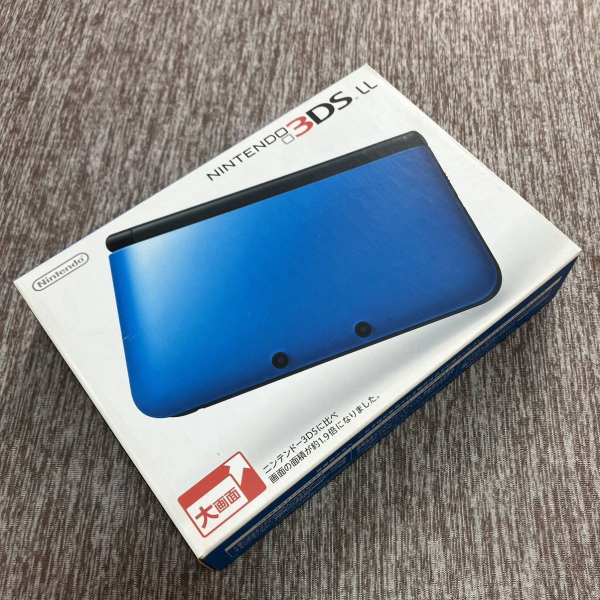 未使用に近い極美品】ニンテンドー3DS LL ブルー×ブラック