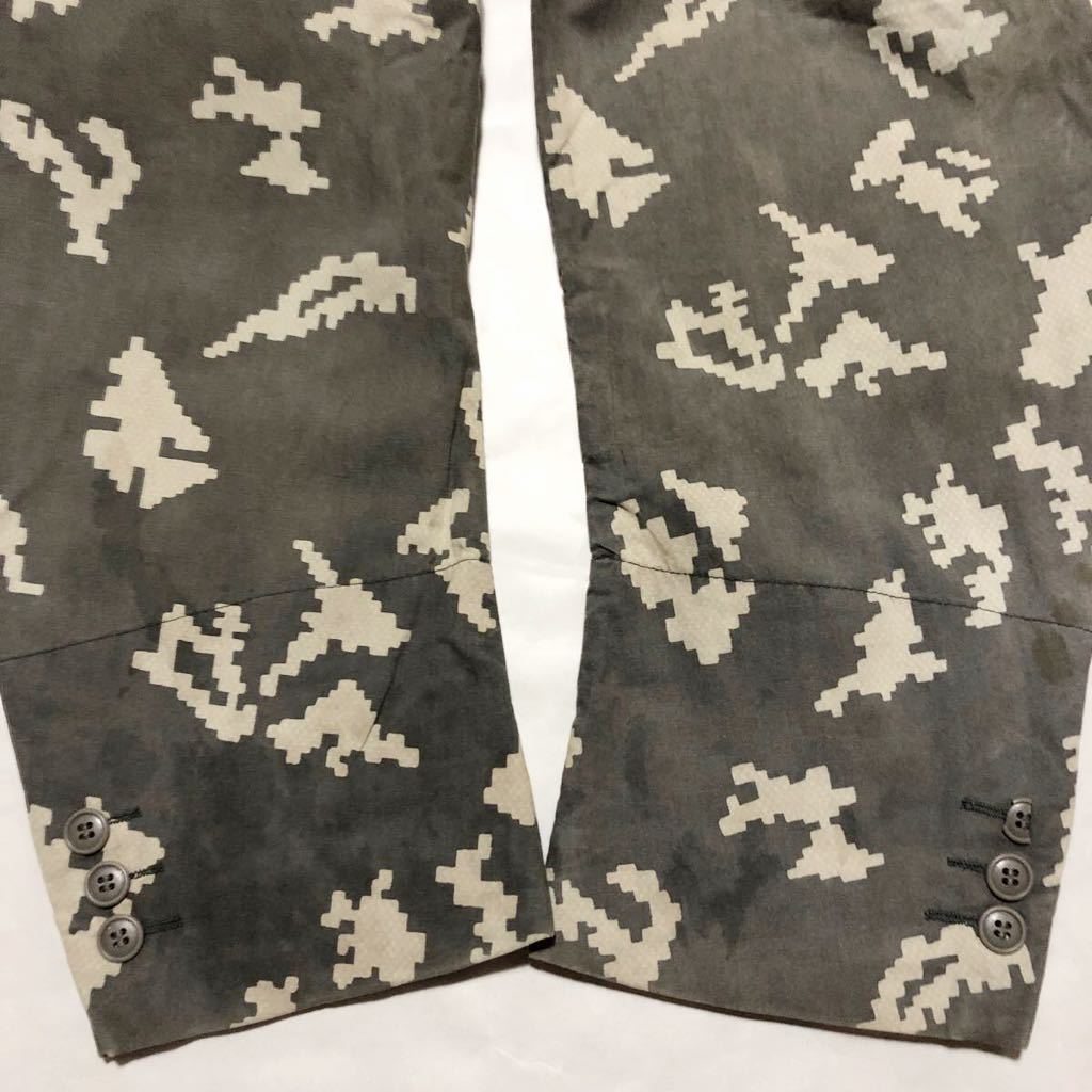 Old Comme des Garons Homme Plus/1995/KLMK Camouflage Cotton Jacket/Size M/コムデギャルソン・オム・プリュス/KLMKカモジャケット_左袖ボタンの欠け、汚れがございます。