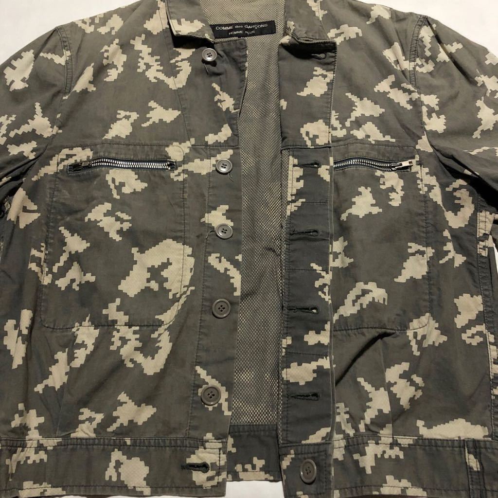 Old Comme des Garons Homme Plus/1995/KLMK Camouflage Cotton Jacket/Size M/コムデギャルソン・オム・プリュス/KLMKカモジャケット_画像9