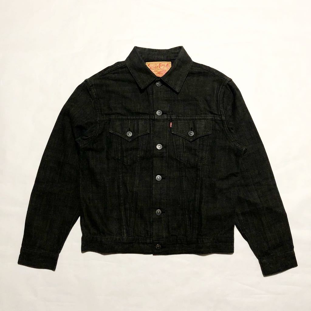 SUGAR CANE/BLACK DENIM JACKET/3rdModel/Lot473/38/シュガーケーン/ブラックデニムジャケット/サードモデル/Gジャン/東洋エンタープライズ_画像1