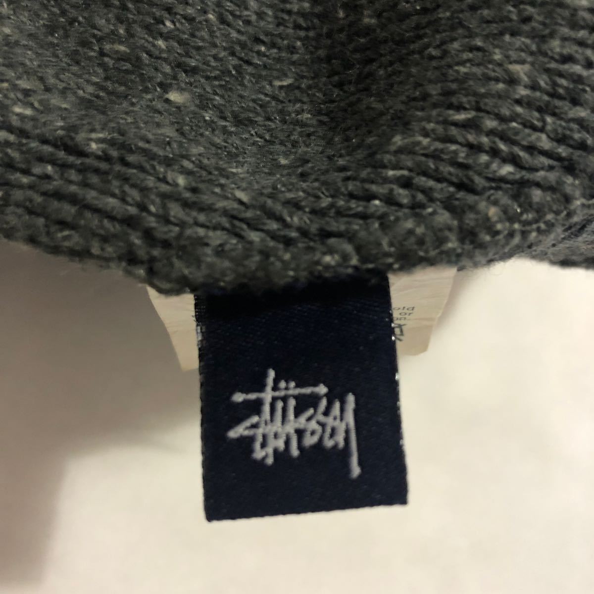 90's/Old Stussy/Made in USA/Beanie/ストゥーシー/ビーニー/ニットキャップ/米国製/ボーダー/帽子 _画像4