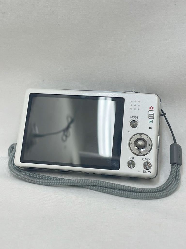 KT1130 Panasonic/パナソニック LUMIX ルミックス DMC-SZ7 コンパクトデジタルカメラ デジカメ ホワイト 動作品 美品_画像3