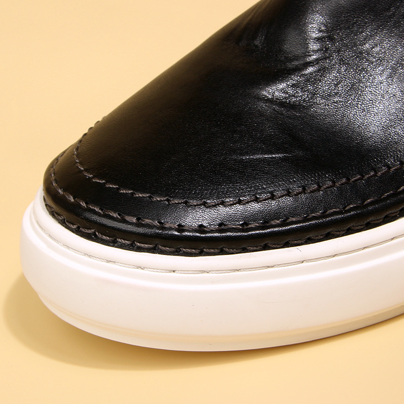  кожа лошадь кожа спортивные туфли черный 27.0cm мужской обувь натуральная кожа 623-5 шнур обувь джентльмен повседневная обувь 