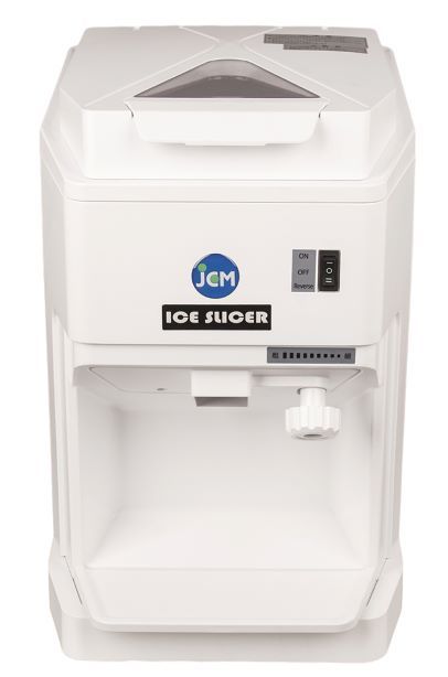 新品未使用品 JCM 電動かき氷器 アイススライサー カキ氷機 JCM-IS-W キューブアイススライサー 一年保証 【送料無料】_画像1