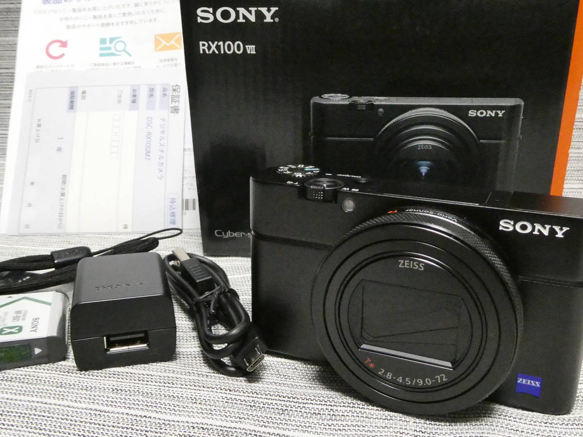 値下! 新品 ソニーRX100M7 Cyber-shot DSC-RX100 VII ソニー コンパクトで高画質、高倍率を格安開始！_画像1