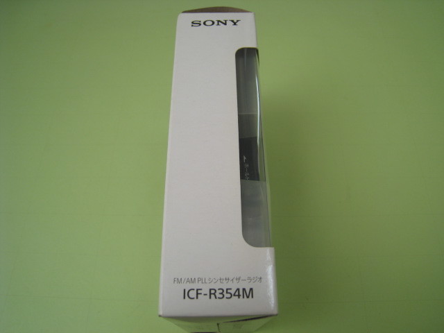 索尼SONY PLL合成器收音機FM / AM /寬FM兼容單耳發條名片ICF-R354M    原文:ソニー SONY PLLシンセサイザーラジオ FM/AM/ワイドFM対応 片耳巻取り 名刺サイズ ICF-R354M