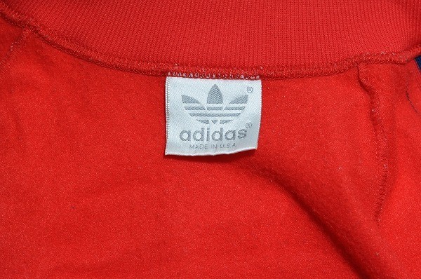 [ ultra rare lady's XL USA made model ] Vintage adidas Adidas ATPto ref . il truck top jacket jersey XL red group 