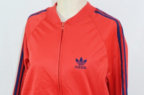 [ ultra rare lady's XL USA made model ] Vintage adidas Adidas ATPto ref . il truck top jacket jersey XL red group 