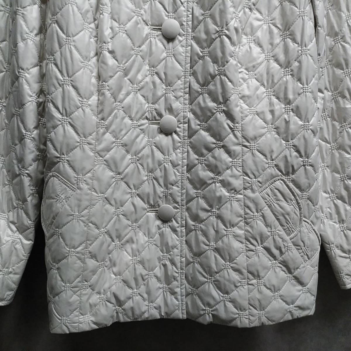 Leilian　キルティングジャケット　15＋サイズ　レリアン　コート　大きいサイズ　レディース　日本製_画像3