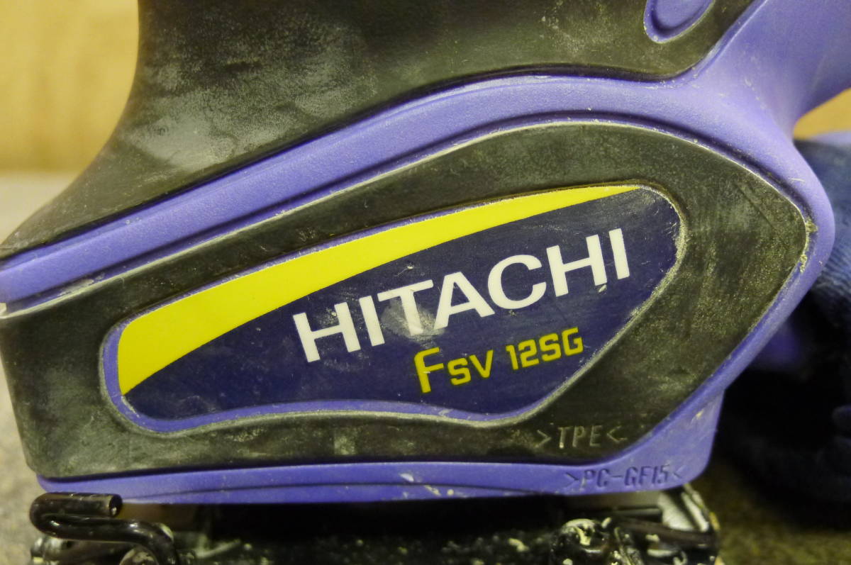 KK018 HITACHI/日立工機 114㎜オービタルサンダー FSV12SG 100V 200W 2.1A 50/60Hz 研削 研磨 仕上 電動工具 大工道具 DIY★動確OK/80_画像6