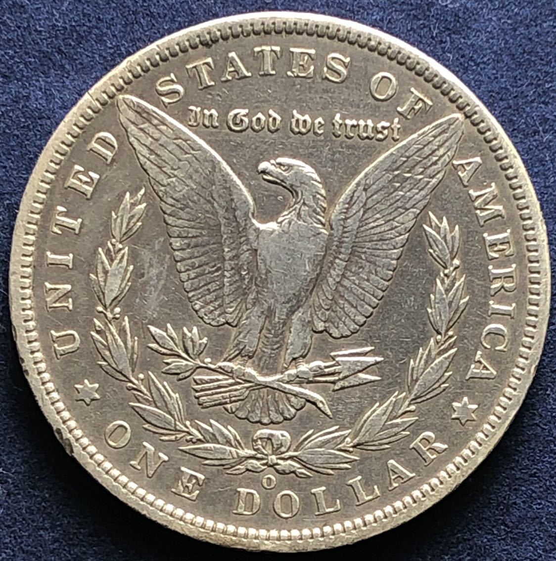  原文:アメリカ銀貨 1890年 1ドル 26.5g モルガンダラー