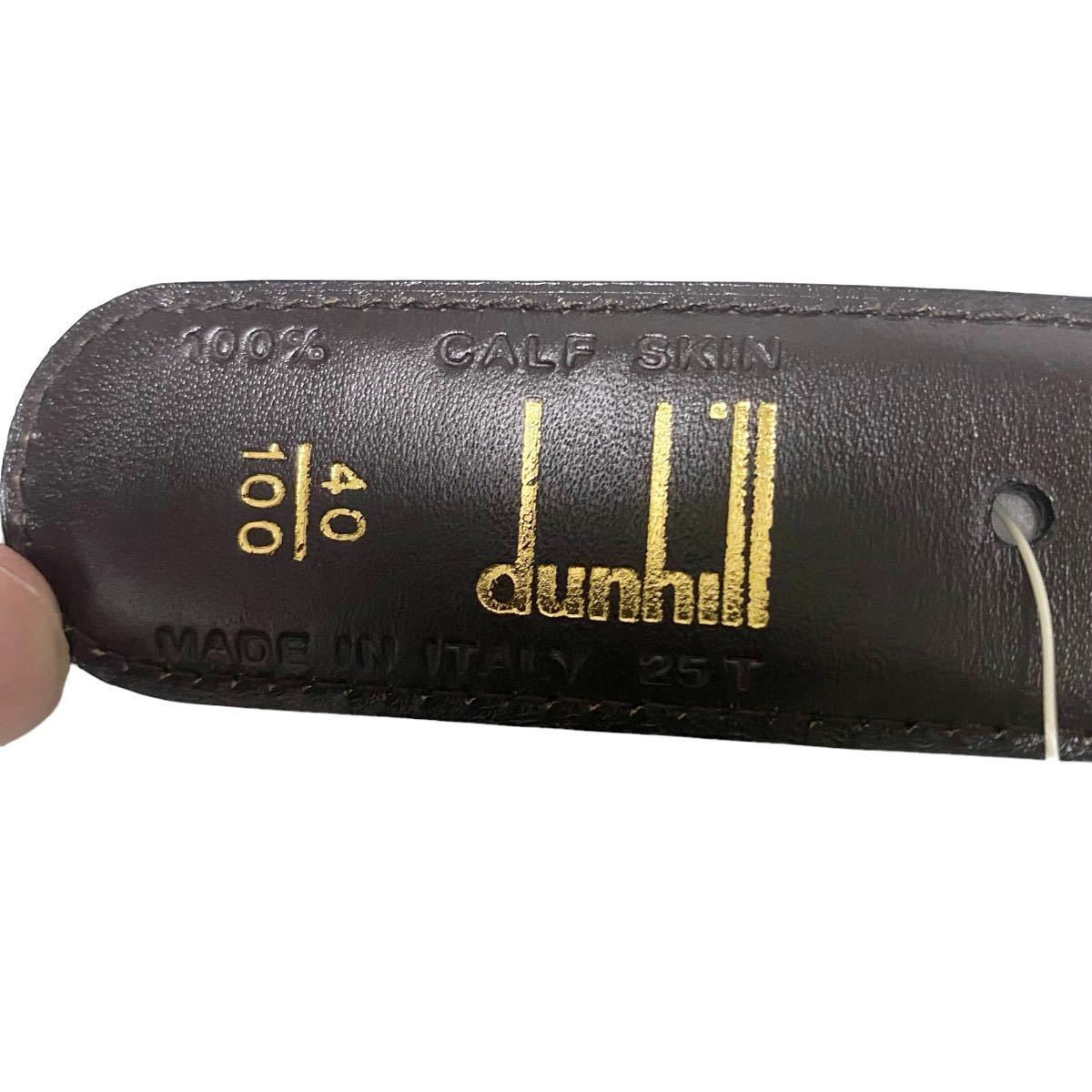 dunhill ダンヒル カーフレザー ベルト 限定モデル リバーシブル