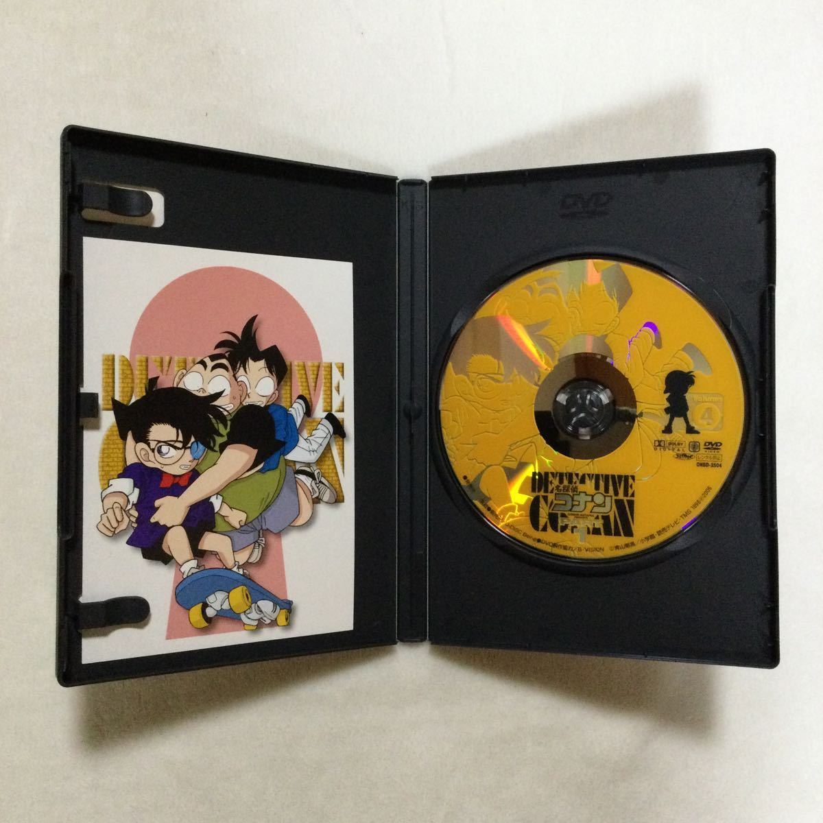 中古DVD 名探偵コナンPART1 Vol.4／（原作）青山剛昌（声）高山みなみ　他　商品番号ONBD2504 オリジナルポスト・カード付き_画像3