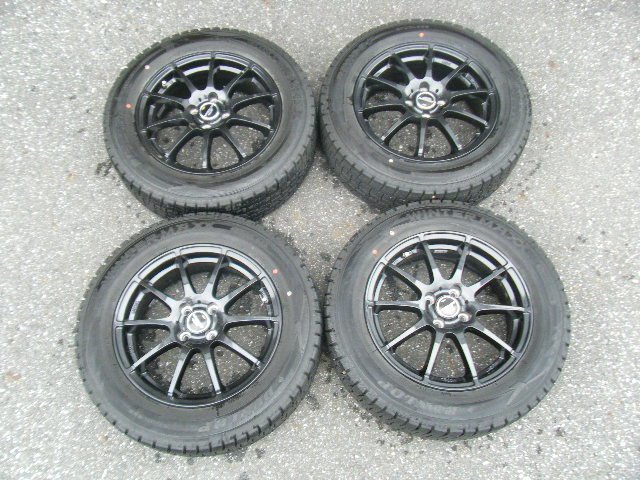 ライズ ロッキー 195/65R16 WINTERMAXX WM02 バリ山！ブラック 美品 アルミ SCNEIDER ４本！！　　S1156_画像1