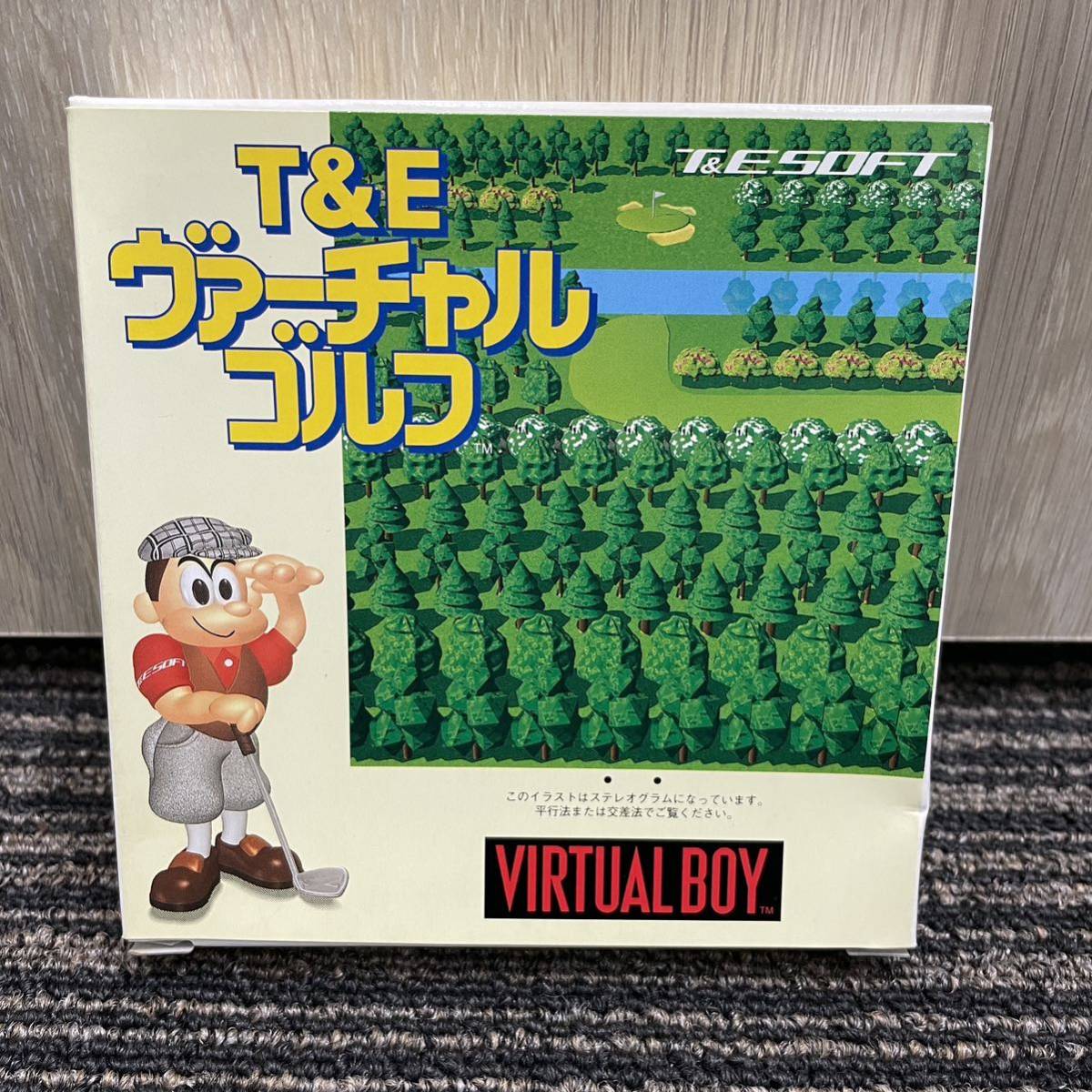 1円〜★ 新品未使用 VIRTUAL BOY T&E ヴァーチャルゴルフ バーチャルボーイ ソフト VB 任天堂 Nintendo_画像1