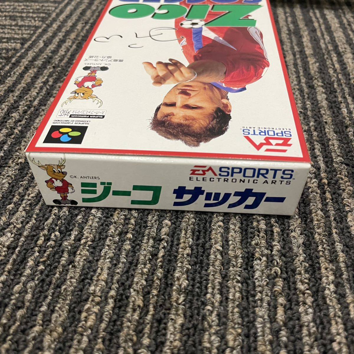 ★ 新品未使用 SUPER FAMICOM Zico SOCCER スーパーファミコン ジーコサッカー SFC ソフト スーファミ_画像3