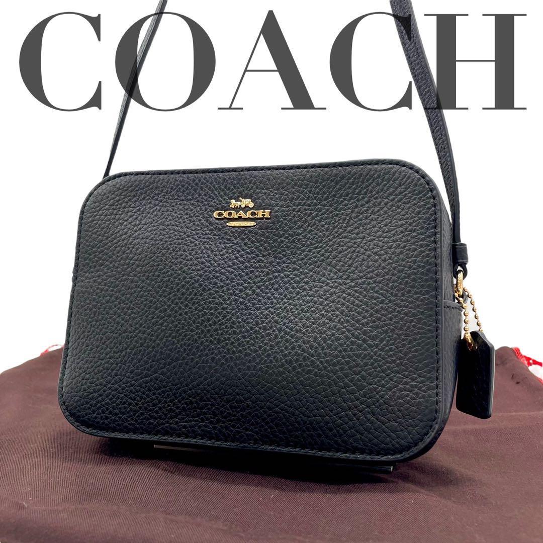 オンラインショップ 美品 coach コーチ ブラック レザー カメラバッグ