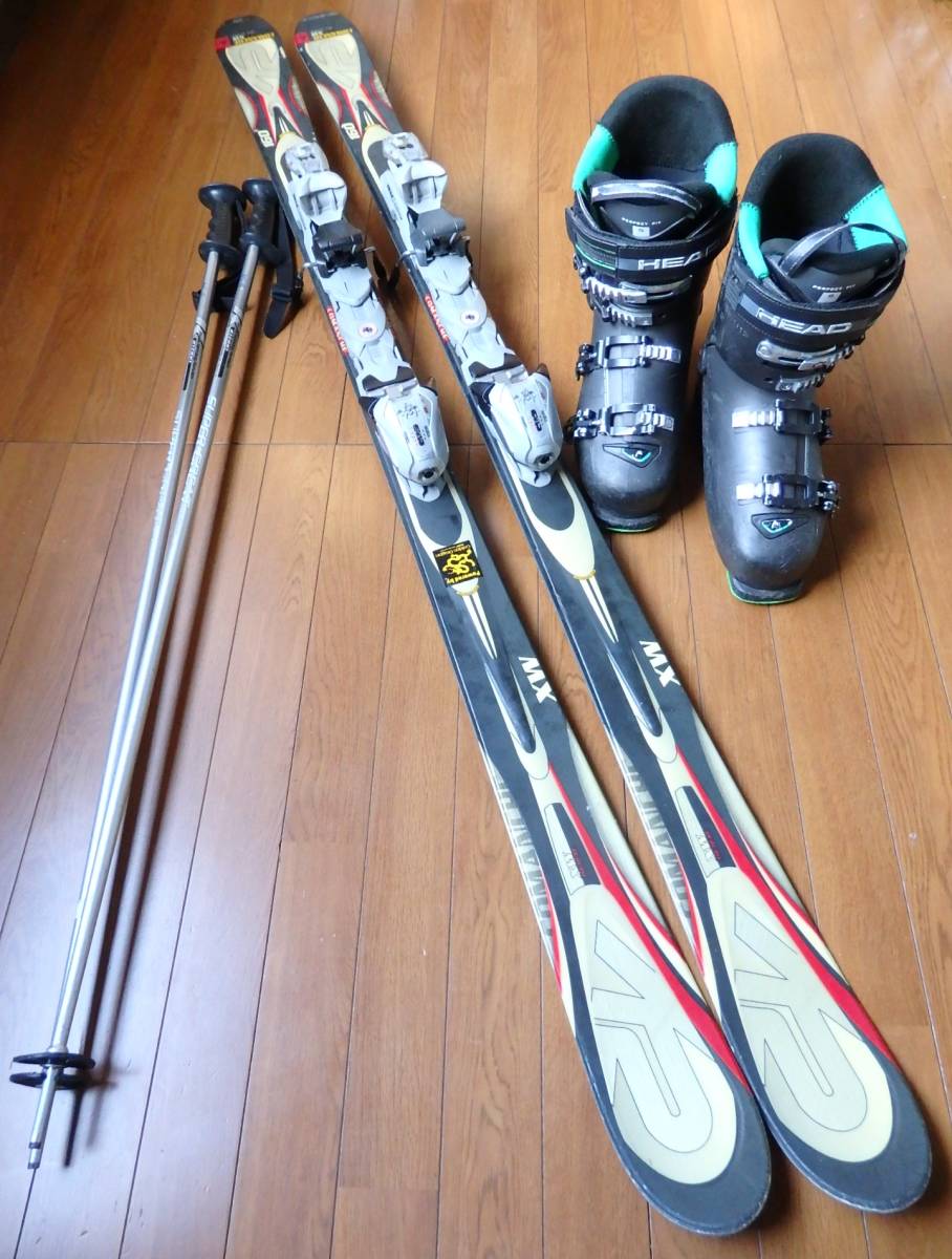 K2,HEAD　板160ｃｍ、ブーツ26.0～26.5ｃｍ　_画像1