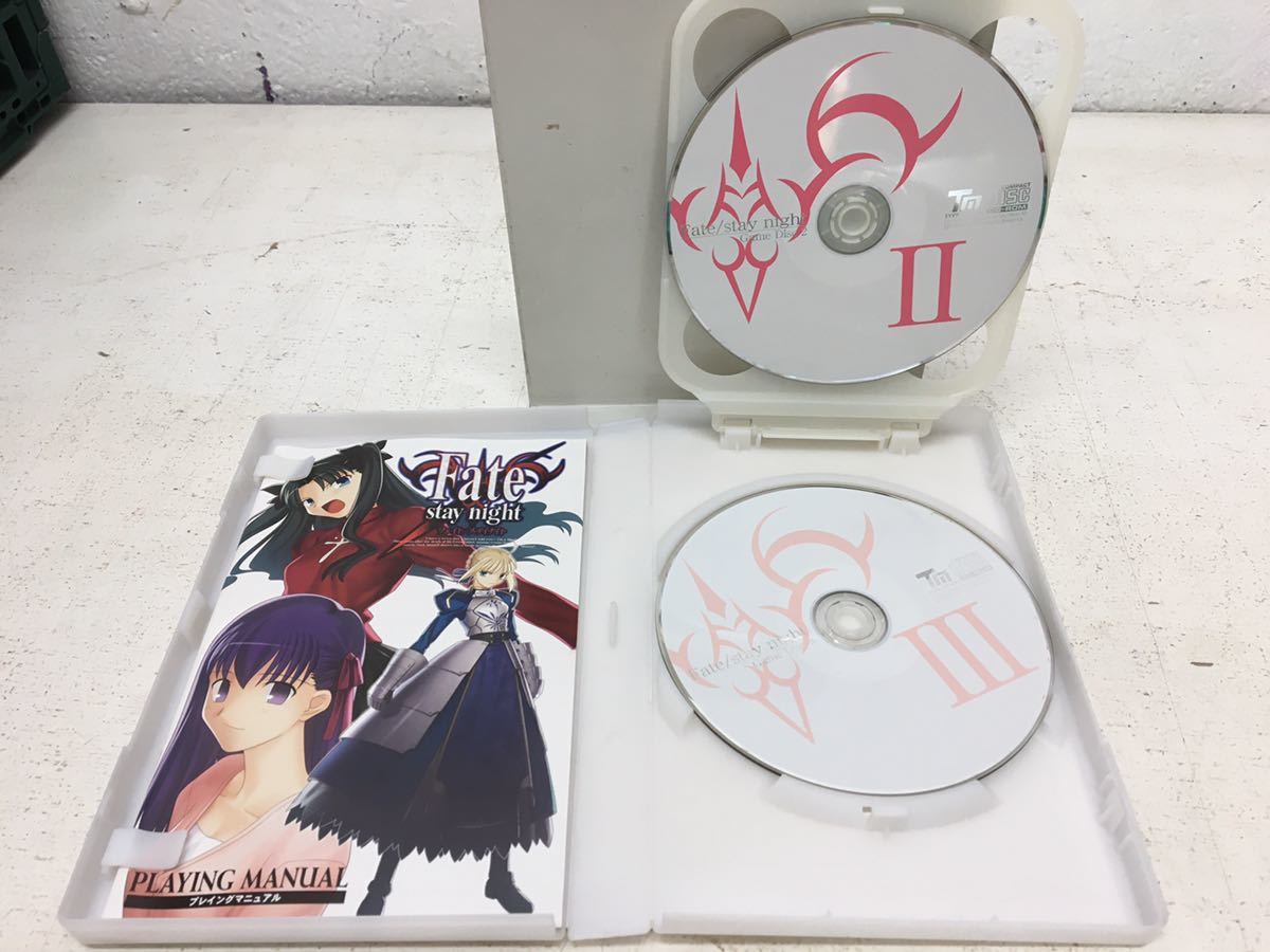 i1106-41★CD-ROM/Fate/stay night/フェイト/ステイナイト/日本語版Windows専用/3枚組_画像5