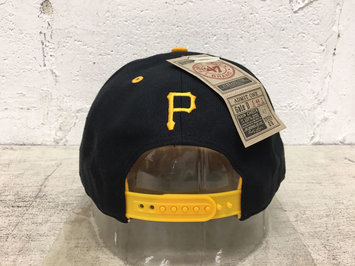 i1110-61★未使用保管品/美品/キャップ/PITTSBURGH PIRATES/47 ブランド/ワンサイズの画像4