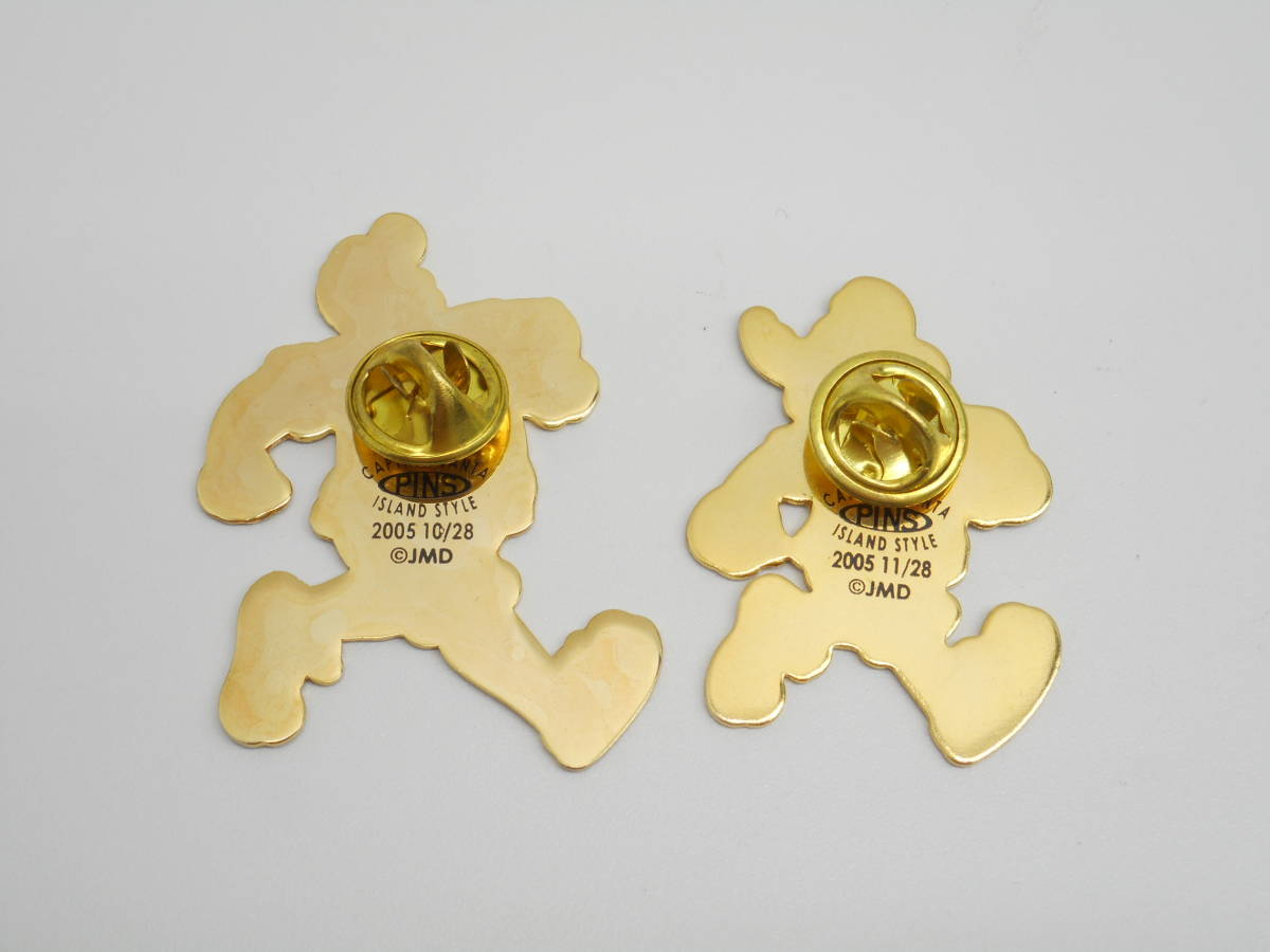 ブランド祭 キャプテンサンタ トニー ピンズ ピンバッジ ピンバッチ 2個セット PINS 2005 10/28 2005 11/28 長期保管品_画像2