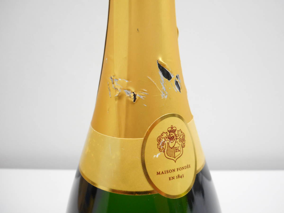 510 酒祭 洋酒祭 クリュッグ グランキュヴェ ブリュット シャンパン 750ml 12.5% KRUG GRANDE CUVEE 未開栓 ラベル傷あり_画像5