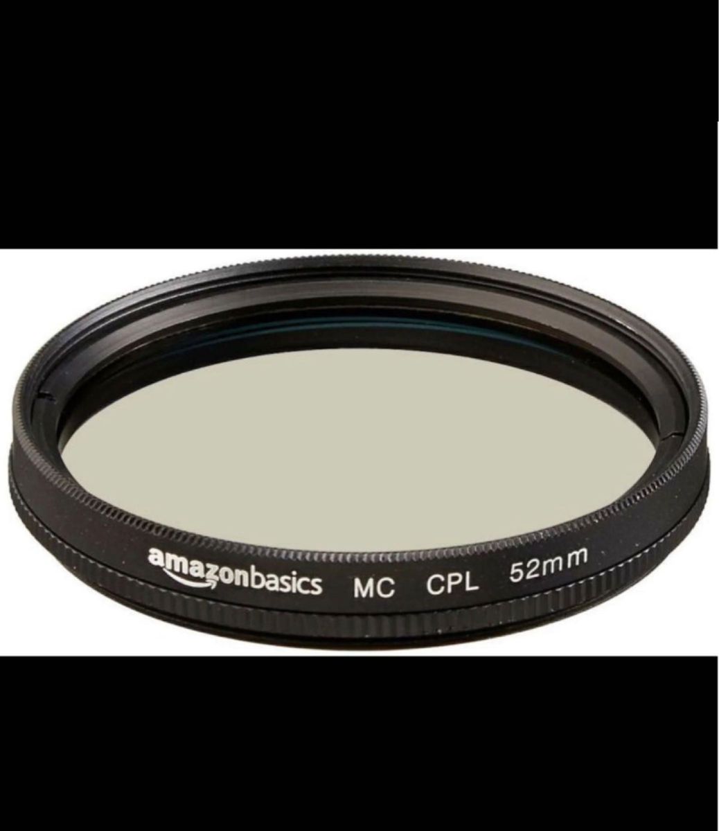 新品　Amazonベーシック レンズフィルター カメラレンズ 円偏光フィルター52mm