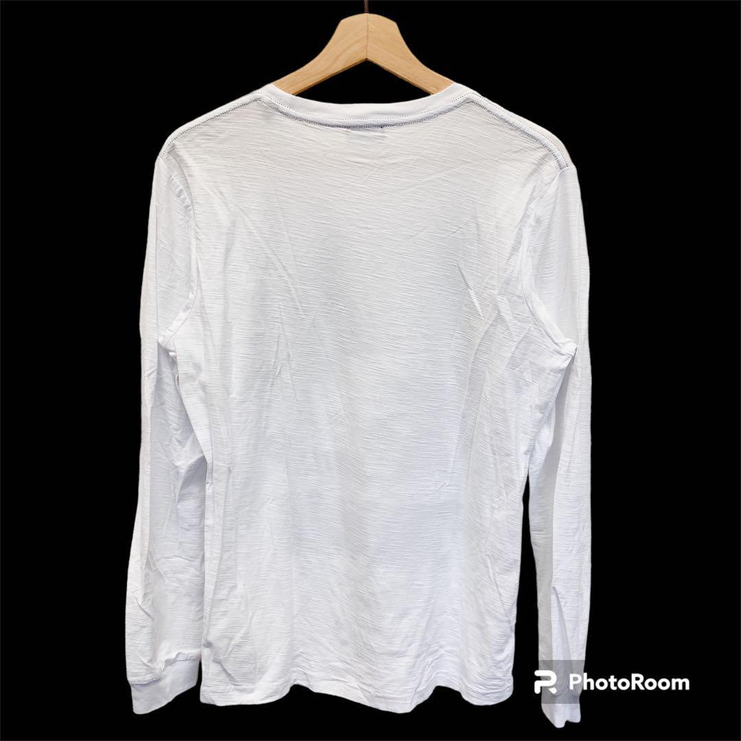 2724　美品　DIESEL　ディーゼル　メンズ　Tシャツ　ブラック　ホワイト_画像2