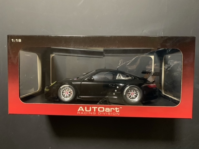 オートアート RACING DIVISION★1/18★81074★PORSCHE 911(997)GT3 RSR 2010 PLAIN BODY VERSION (BLACK)